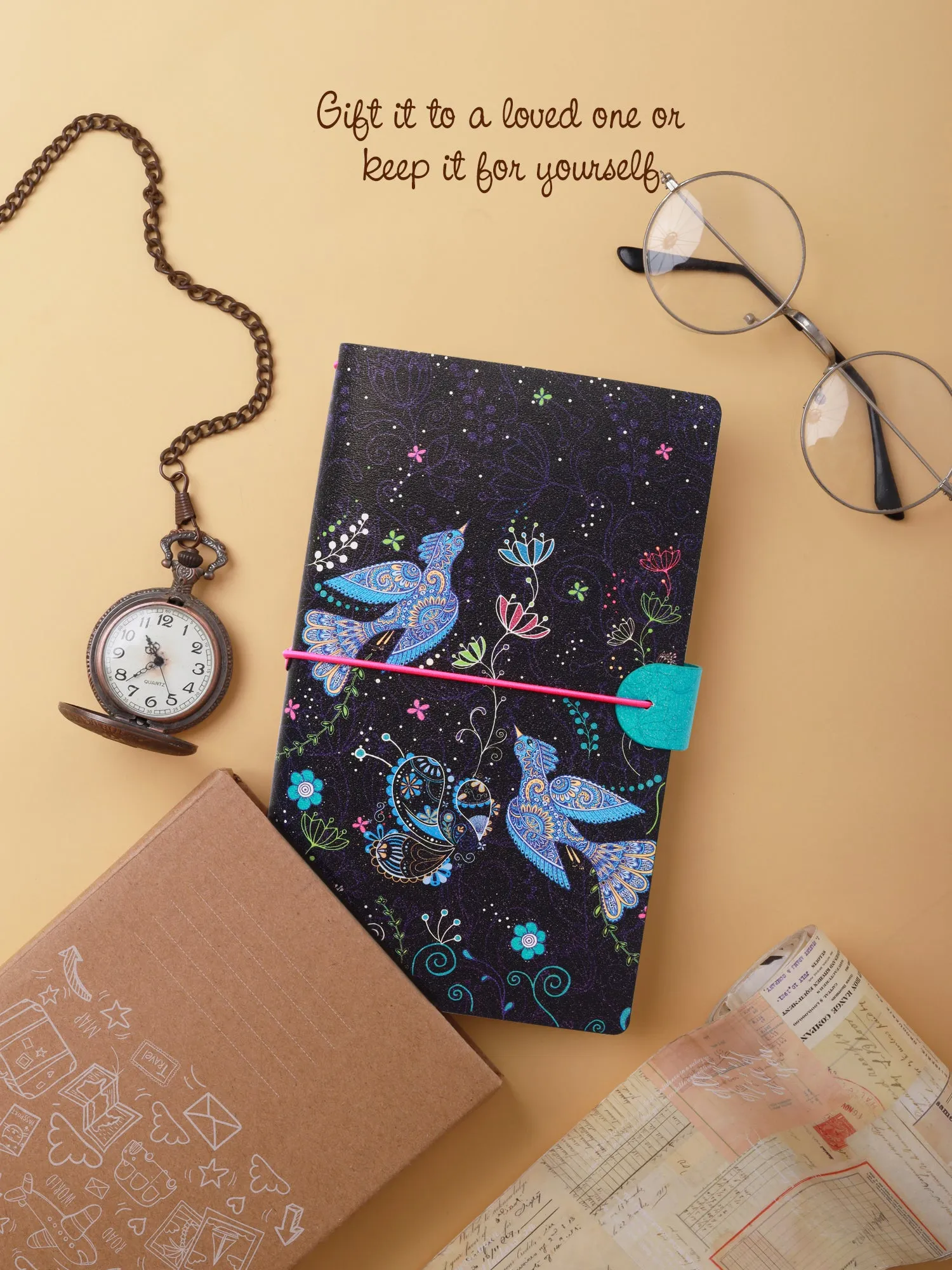 A5 Refillable Travel Journal - Bird Song