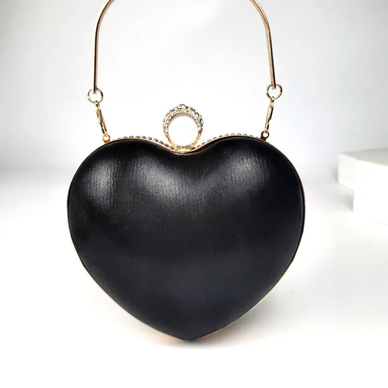 Amy – Elegant Tassel Heart-Shaped Handbag