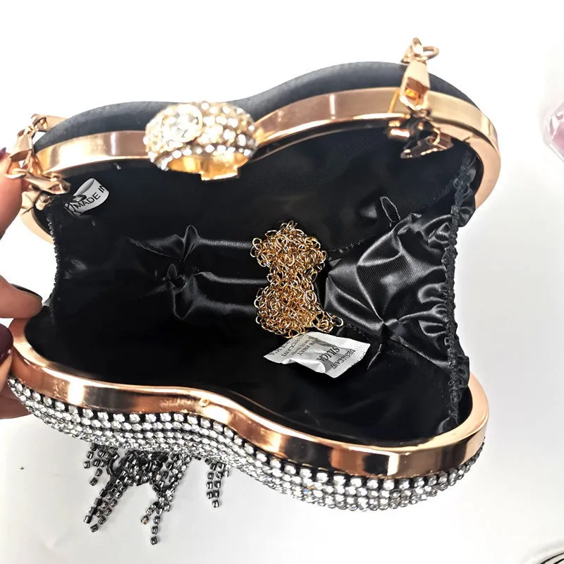 Amy – Elegant Tassel Heart-Shaped Handbag