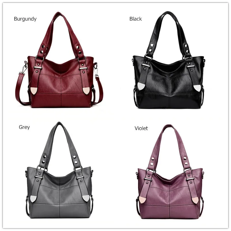 Bags For Women Luxury Handbag Female Brand Designer Shoulder Bag Casual Shopping Tote PU Leather Handbags Double Arrow Soild Bag