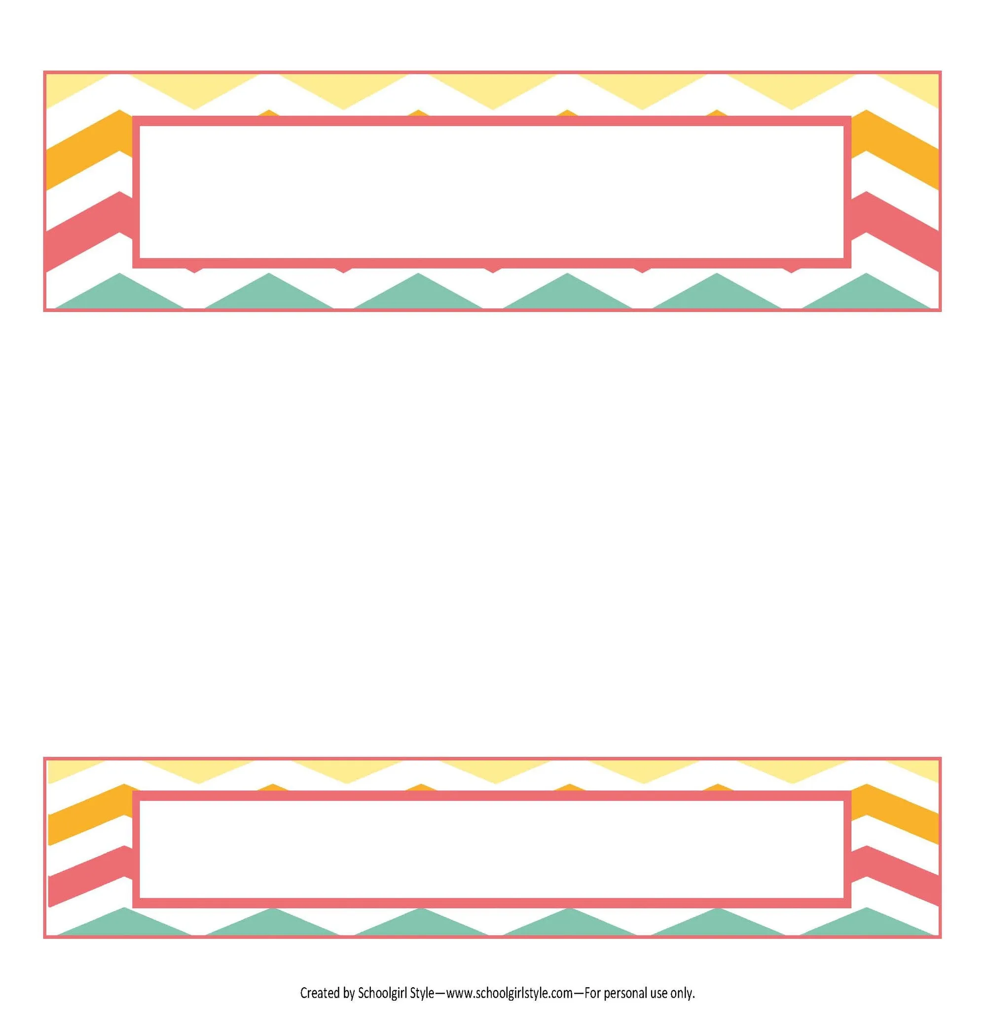 Binder Spines | Hello! Sunshine Coral | UPRINT | Schoolgirl Style