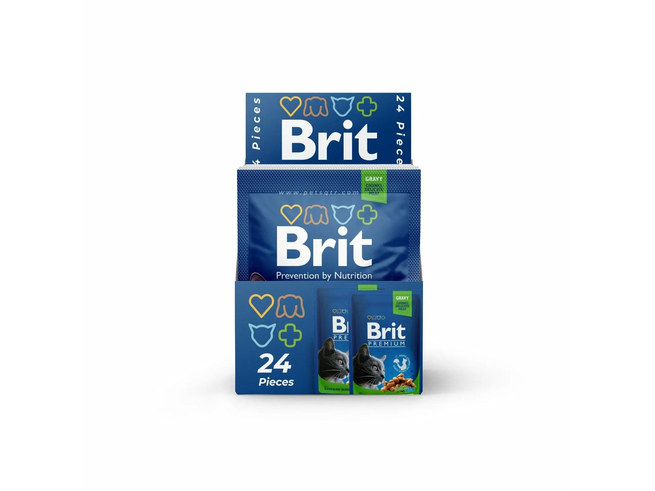 Brit Premium Gravy with Chicken Slices for Sterilised 24x100g pouchs