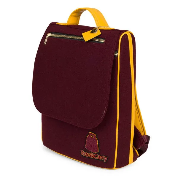 Burgundy Varsity Backpack