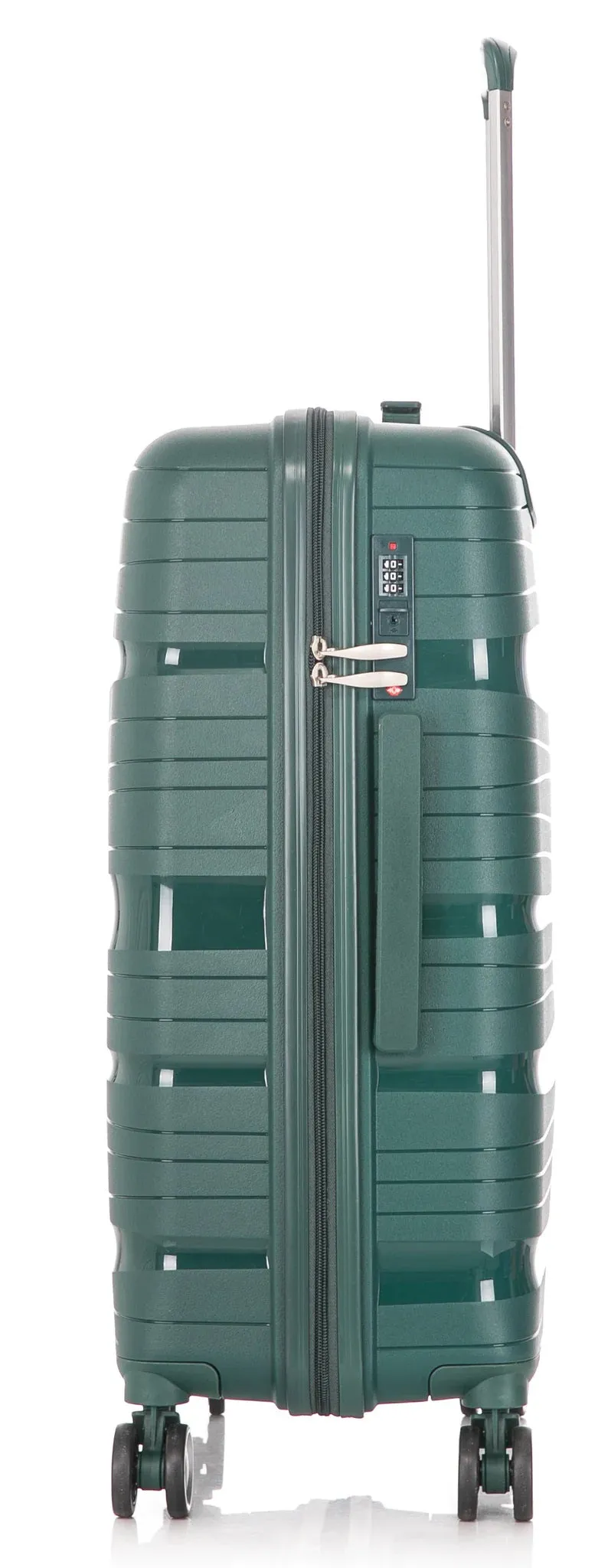 Cabin Spinner Suitcase - Crack Resistant - PP801 - Green