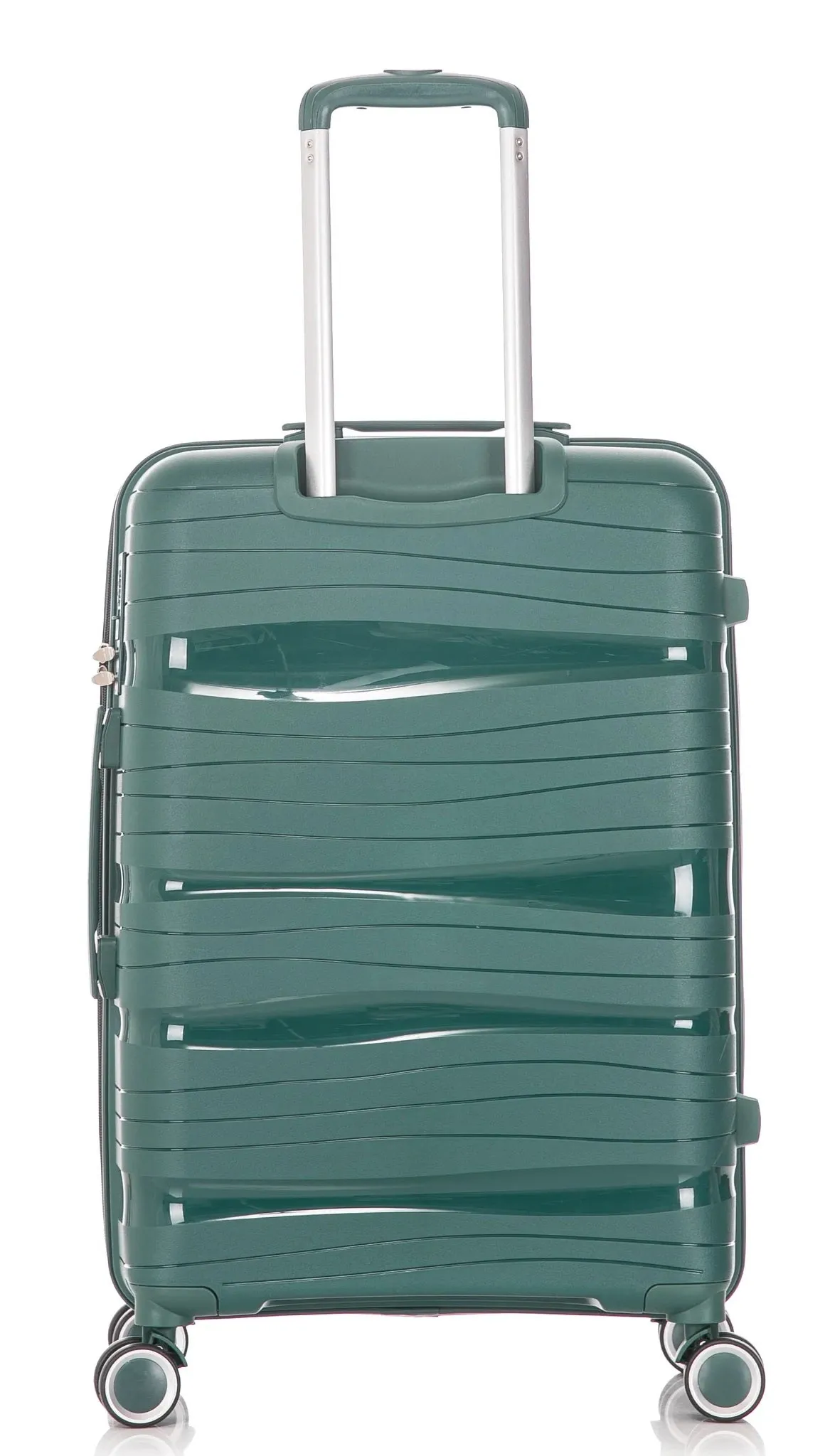 Cabin Spinner Suitcase - Crack Resistant - PP801 - Green