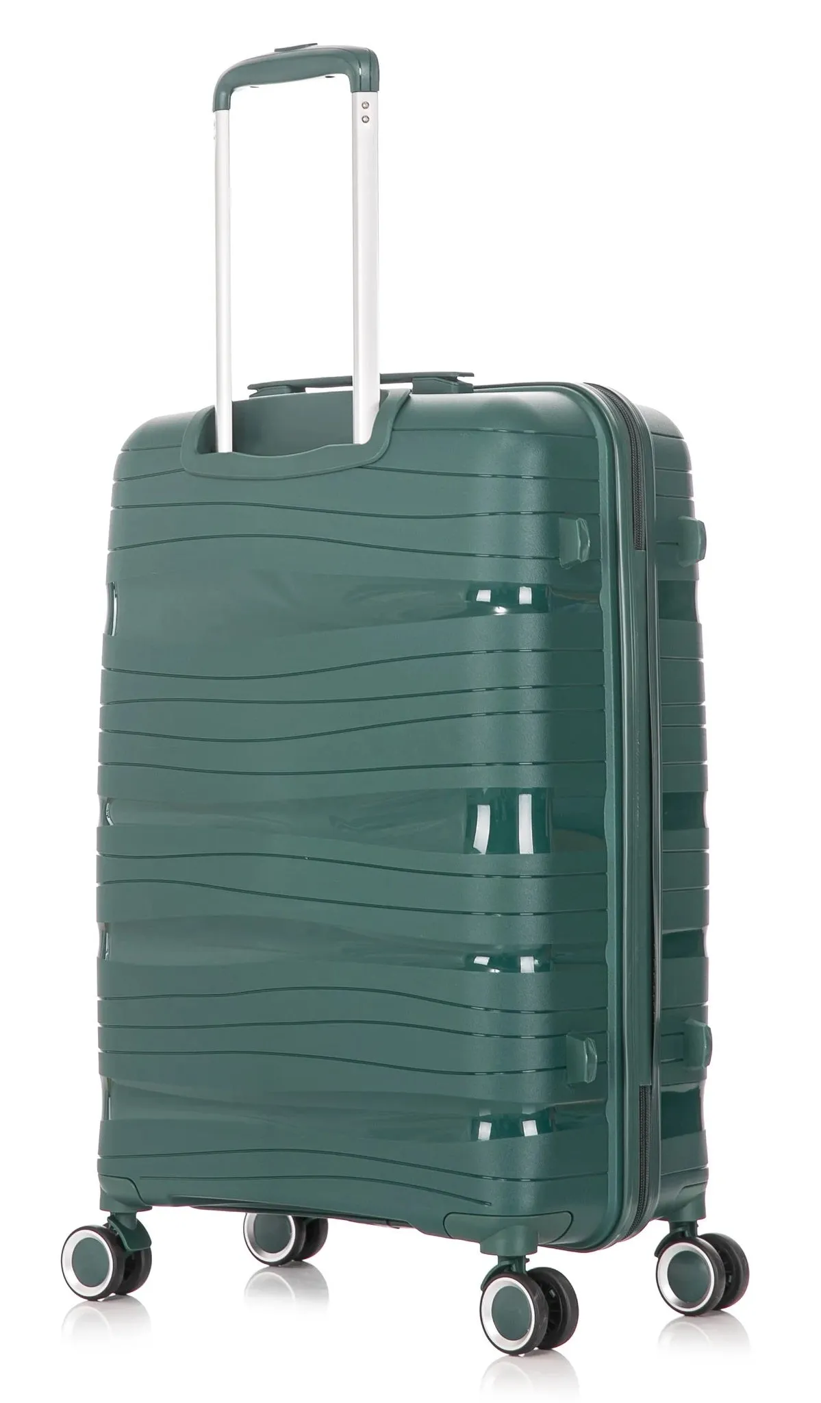 Cabin Spinner Suitcase - Crack Resistant - PP801 - Green