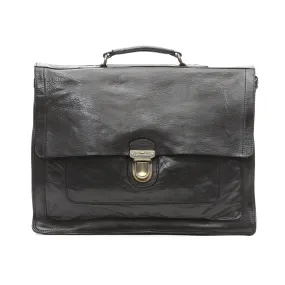 Campomaggi Leather Professional Carry Bag, Black