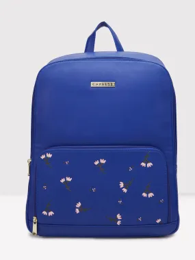 Caprese Adah Laptop Backpack Large Blue