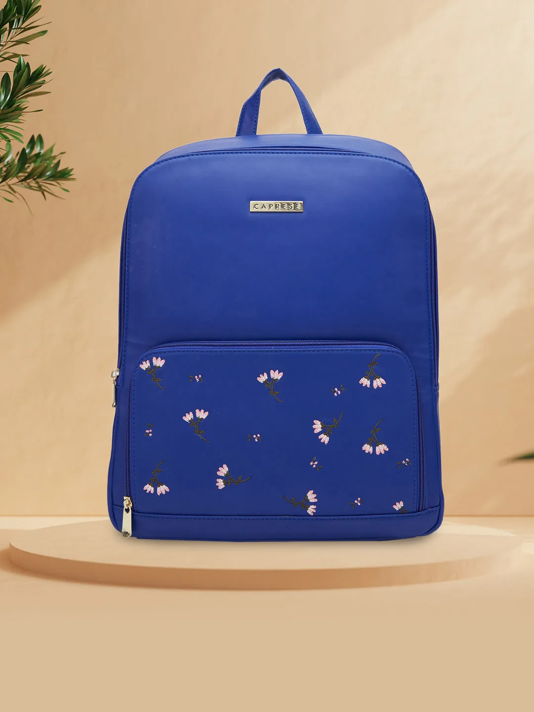 Caprese Adah Laptop Backpack Large Blue