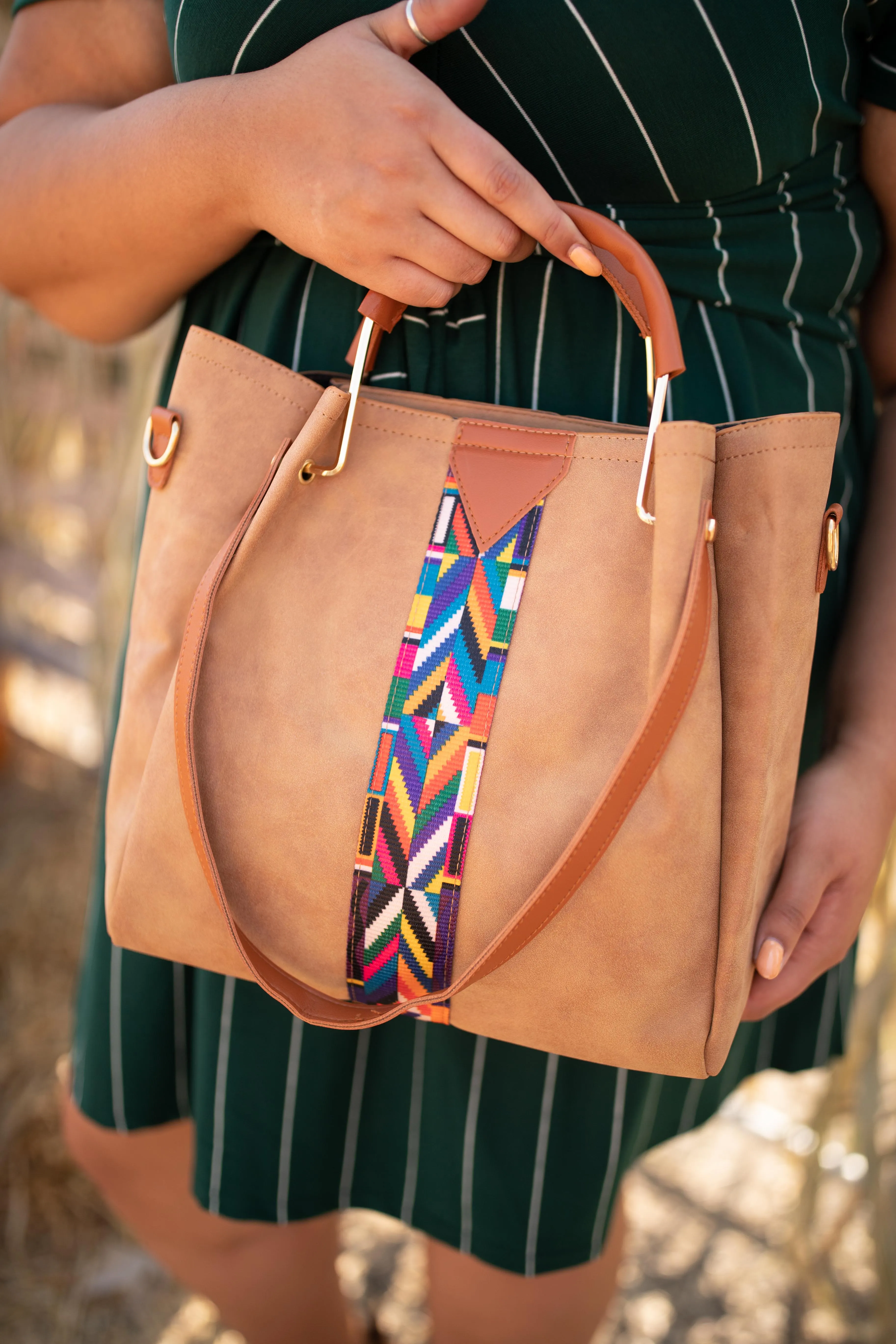 City Chic Tote in Camel