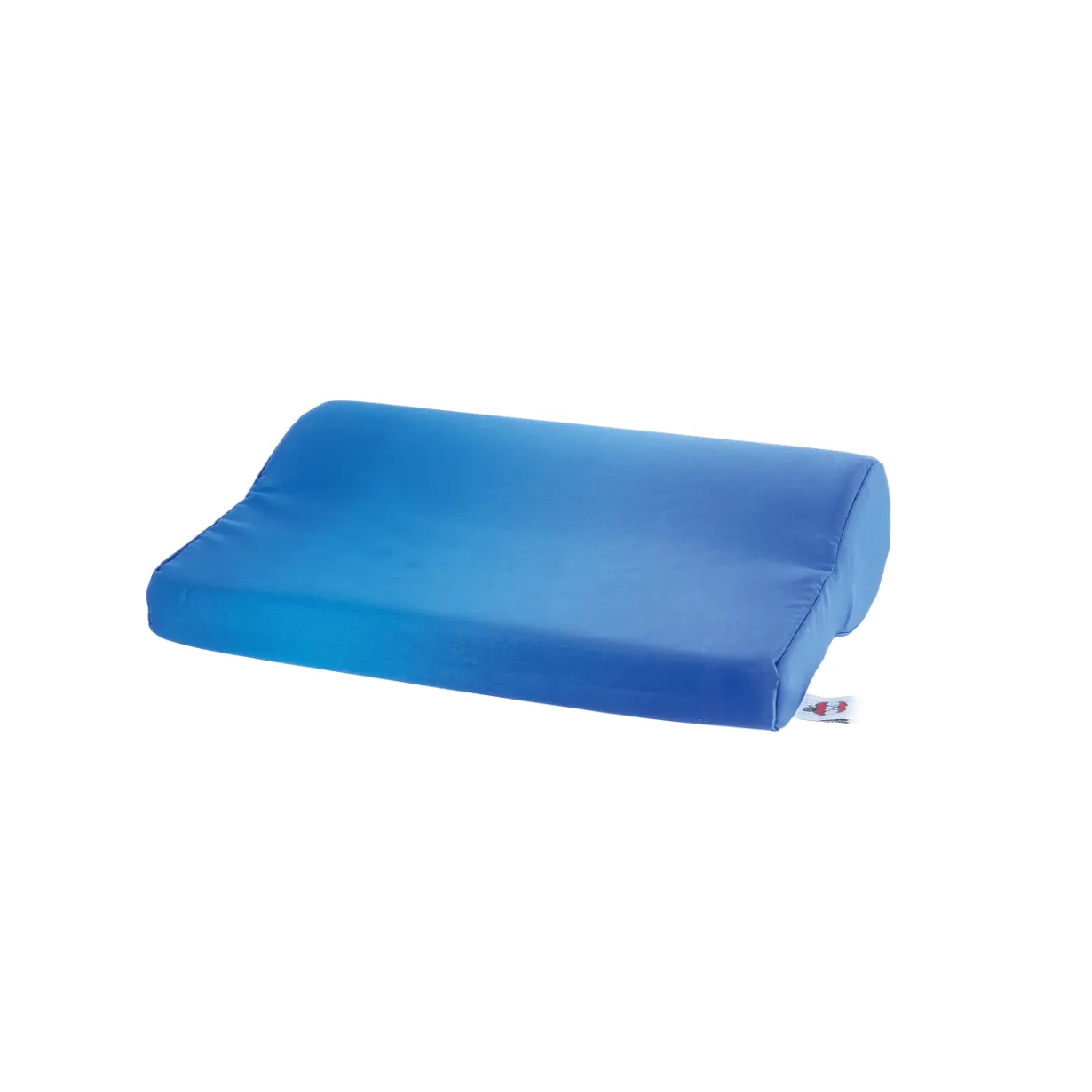 Core Products Contour Cervical Pillow, Satin Cover, Blue