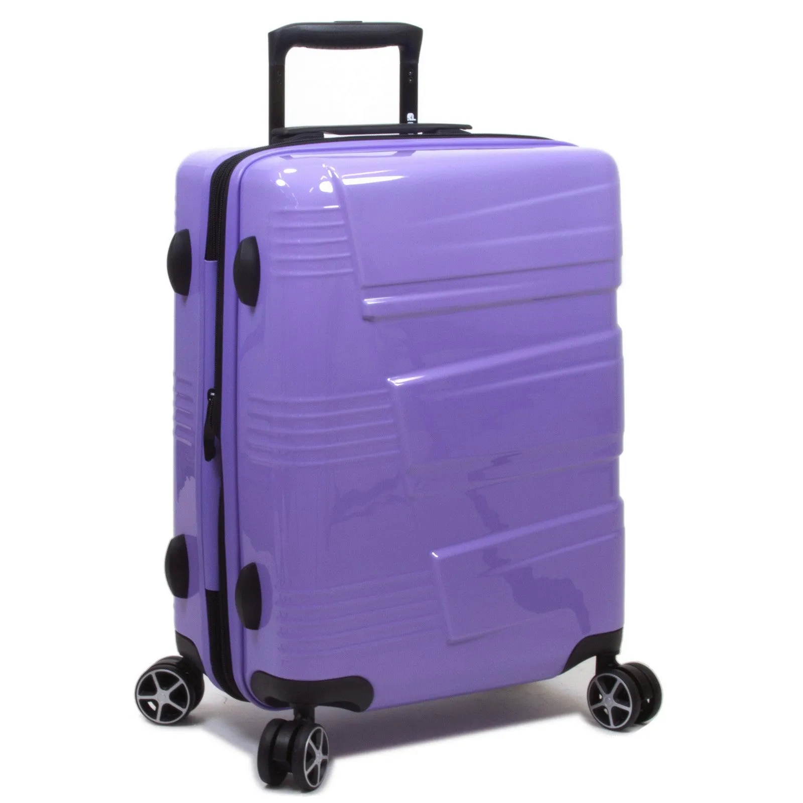 Dejuno Lumos Hardside 3-Piece Expandable Spinner Luggage Set