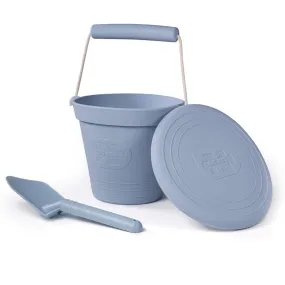 Dove Grey Silicone Bucket, Flyer and Spade Set