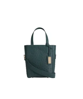 Emerald Green Ostrich | Mini Crossbody 'Ntombi' Tote