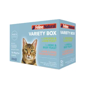 Feline Natural Variety Box Wet Cat Food 85g x 12