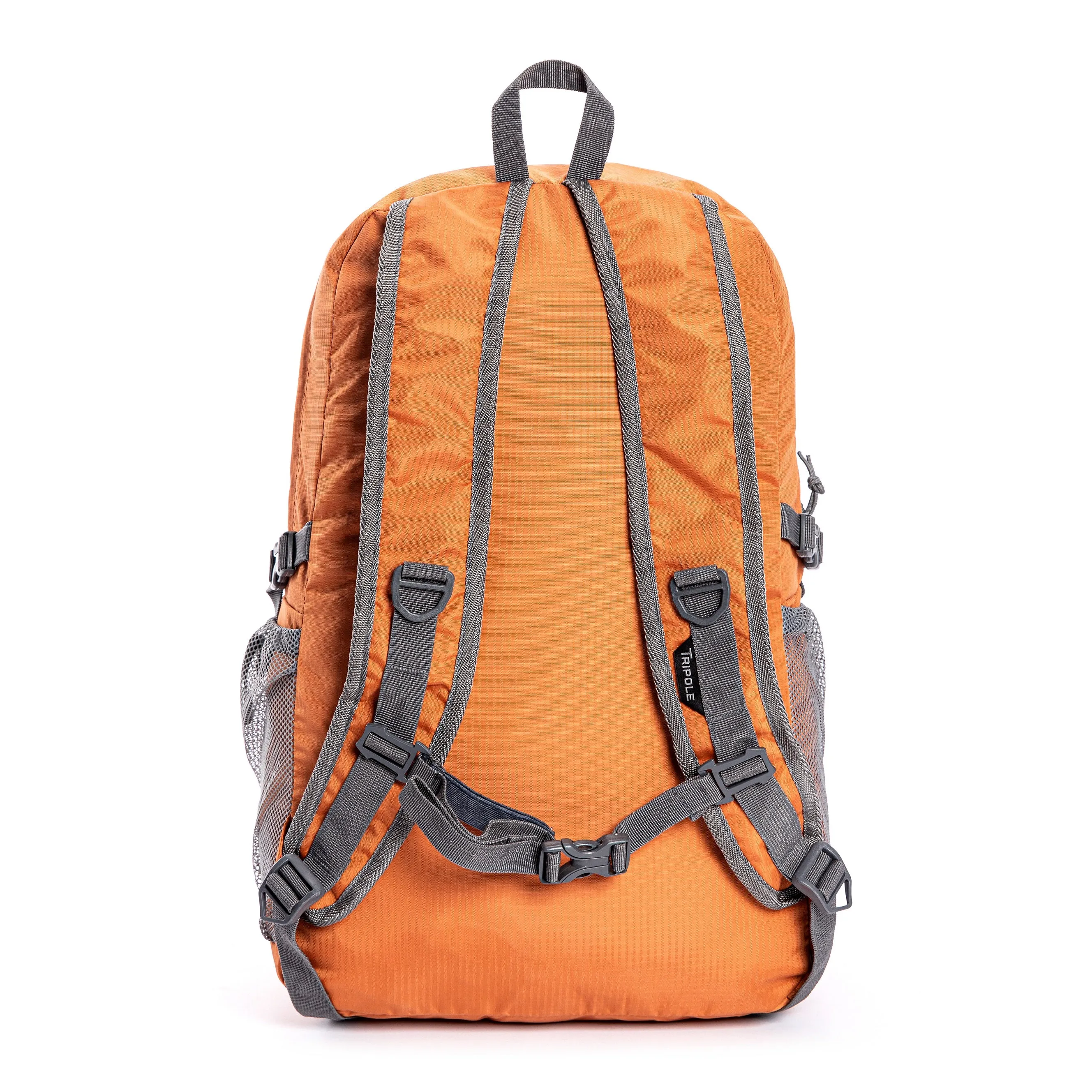 Foldable PAKEASY Backpack and Day Bag for Hiking and Day Trips | Orange