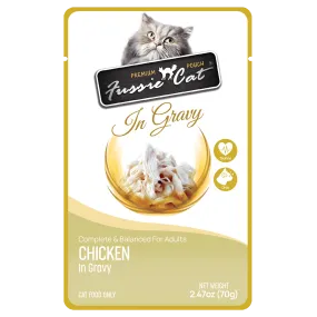 Fussie Cat Chicken In Gravy 2.47-oz Pouch, Wet Cat Food