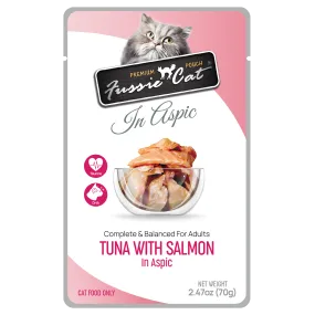 Fussie Cat Tuna With Salmon In Aspic 2.47-oz Pouch, Wet Cat Food