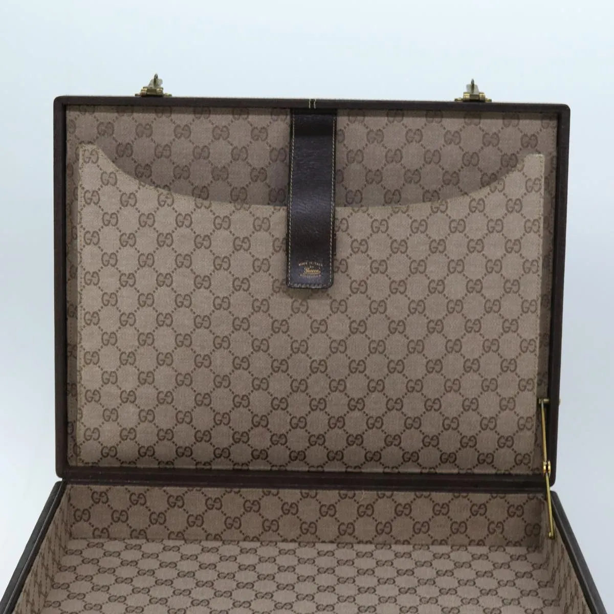 Gucci Horsebit Old Briefcase Leather Red