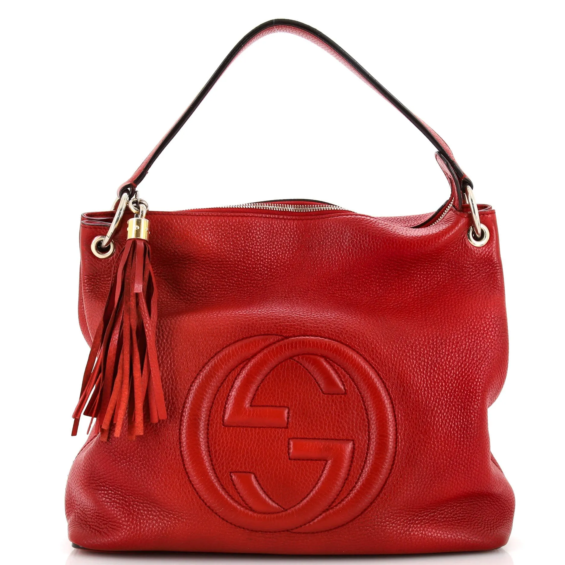 GUCCI Soho Convertible Hobo Leather Large