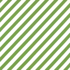 Harlequin X Sophie Robinson 'Paper Straw Stripe - Peridot' Fabric