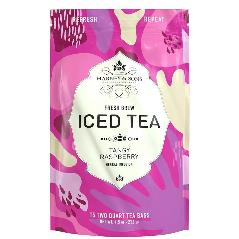 Harney & Son's Decaf Raspberry Fresh Brew Iced Tea - 15 Bags