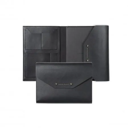 Hugo Boss Elegance Black A5 Folder HTM907A