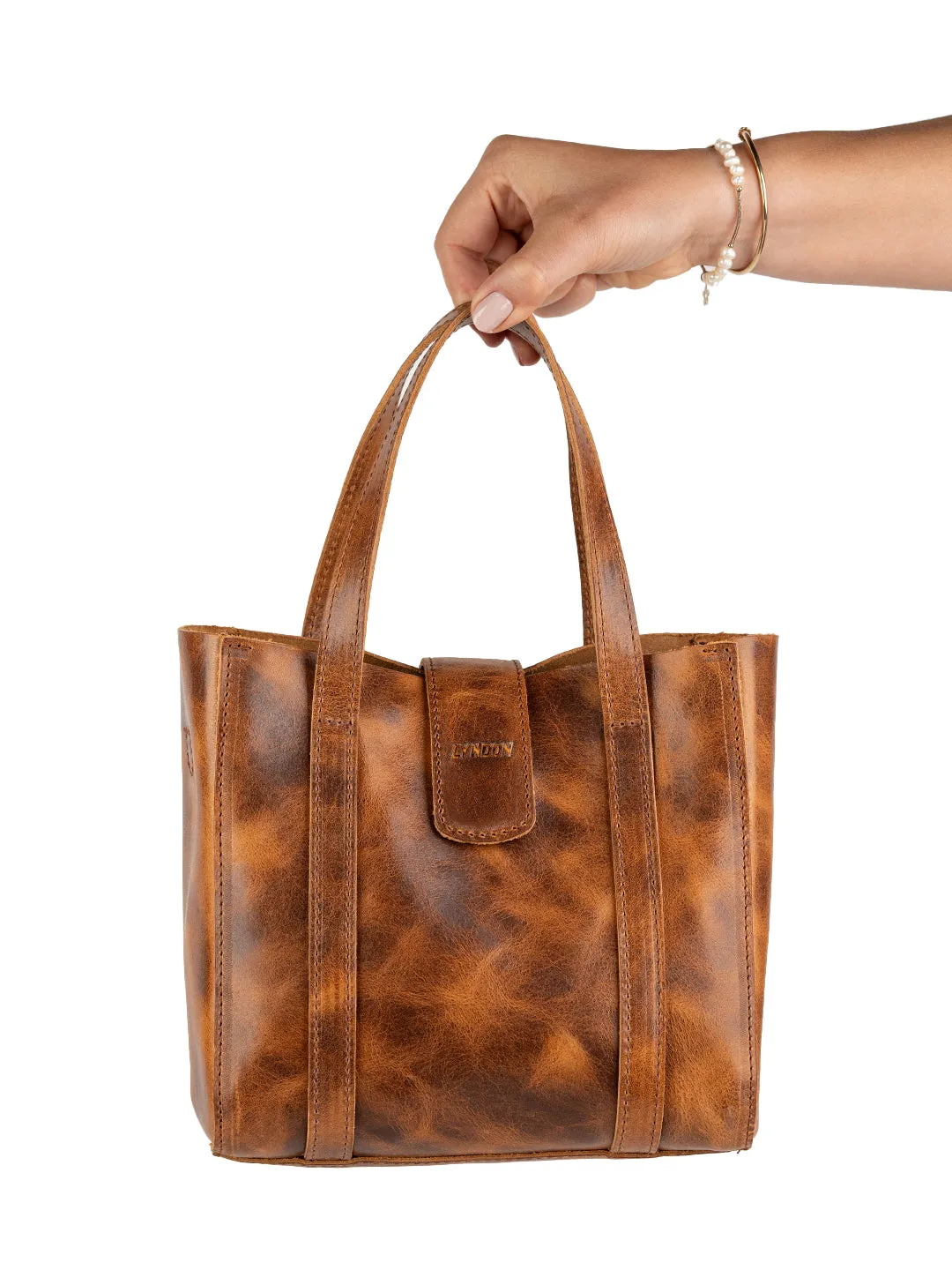 Layla Leather Mini Tote