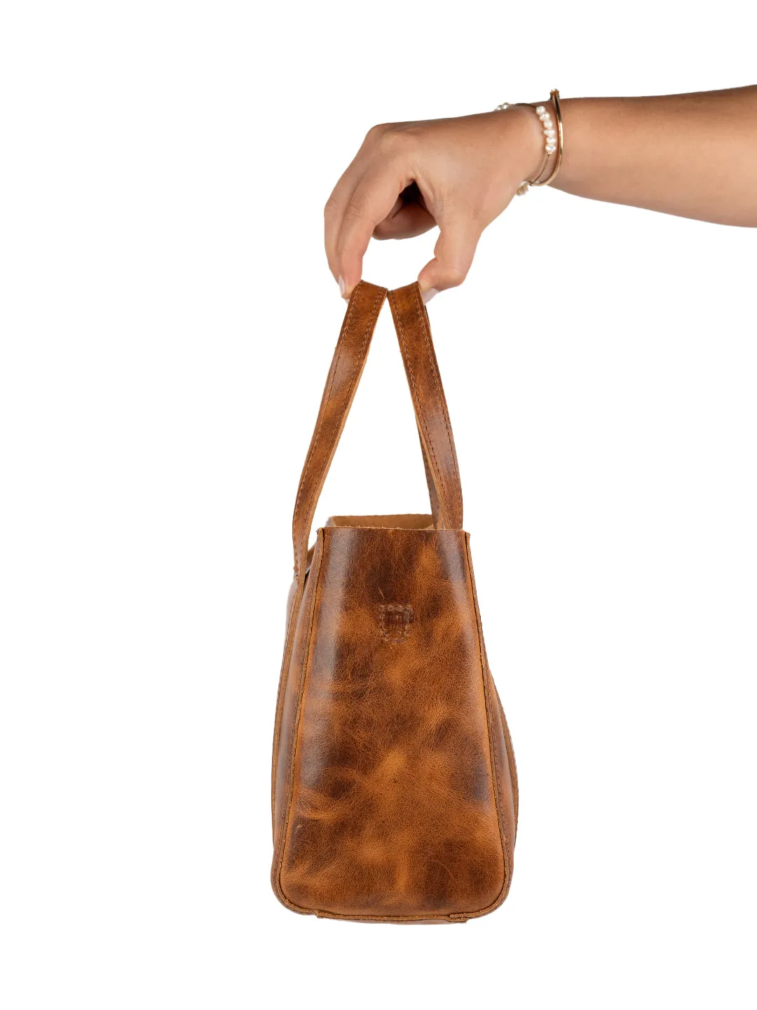 Layla Leather Mini Tote