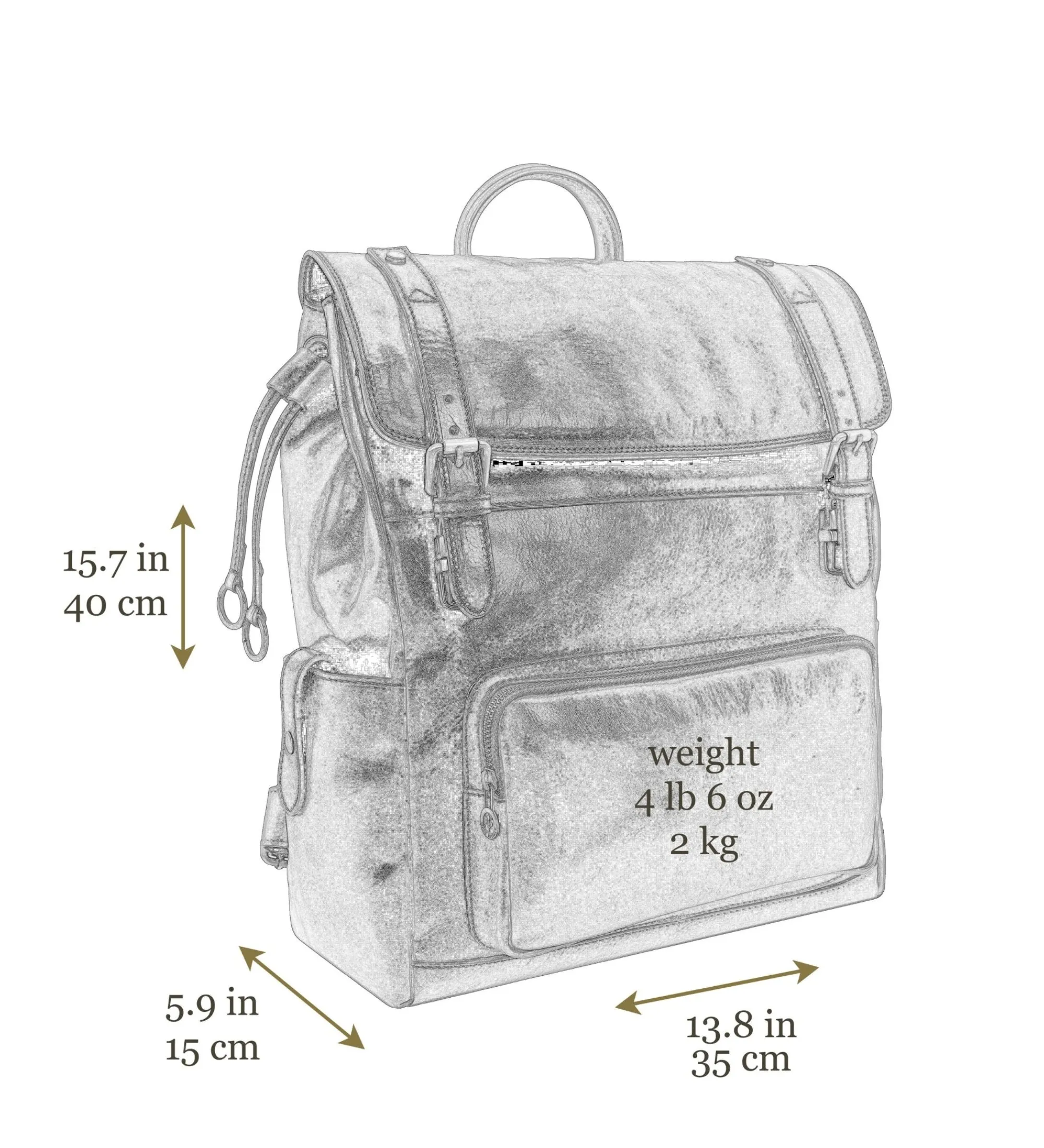 Leather Backpack - The Good Earth