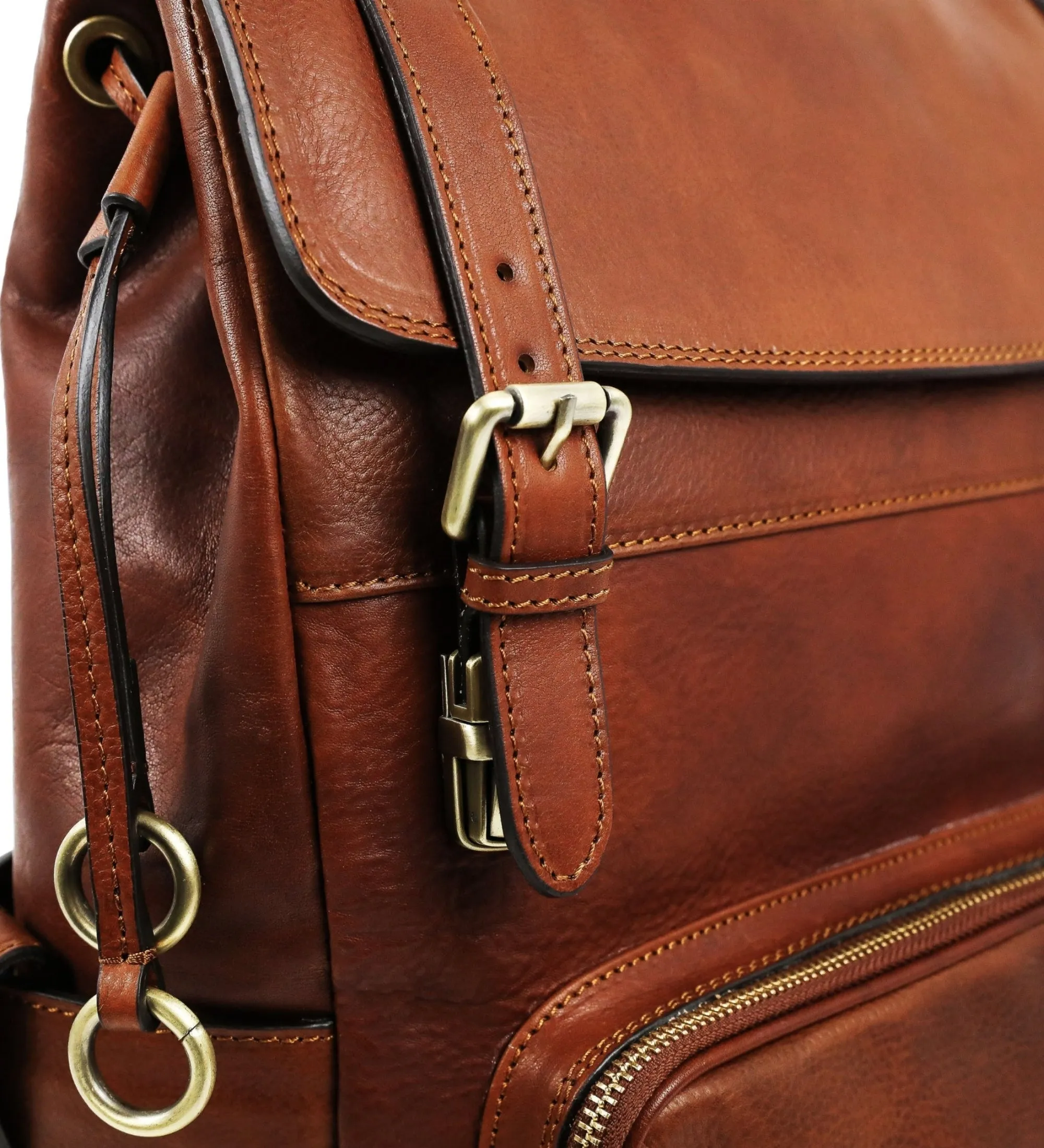 Leather Backpack - The Good Earth