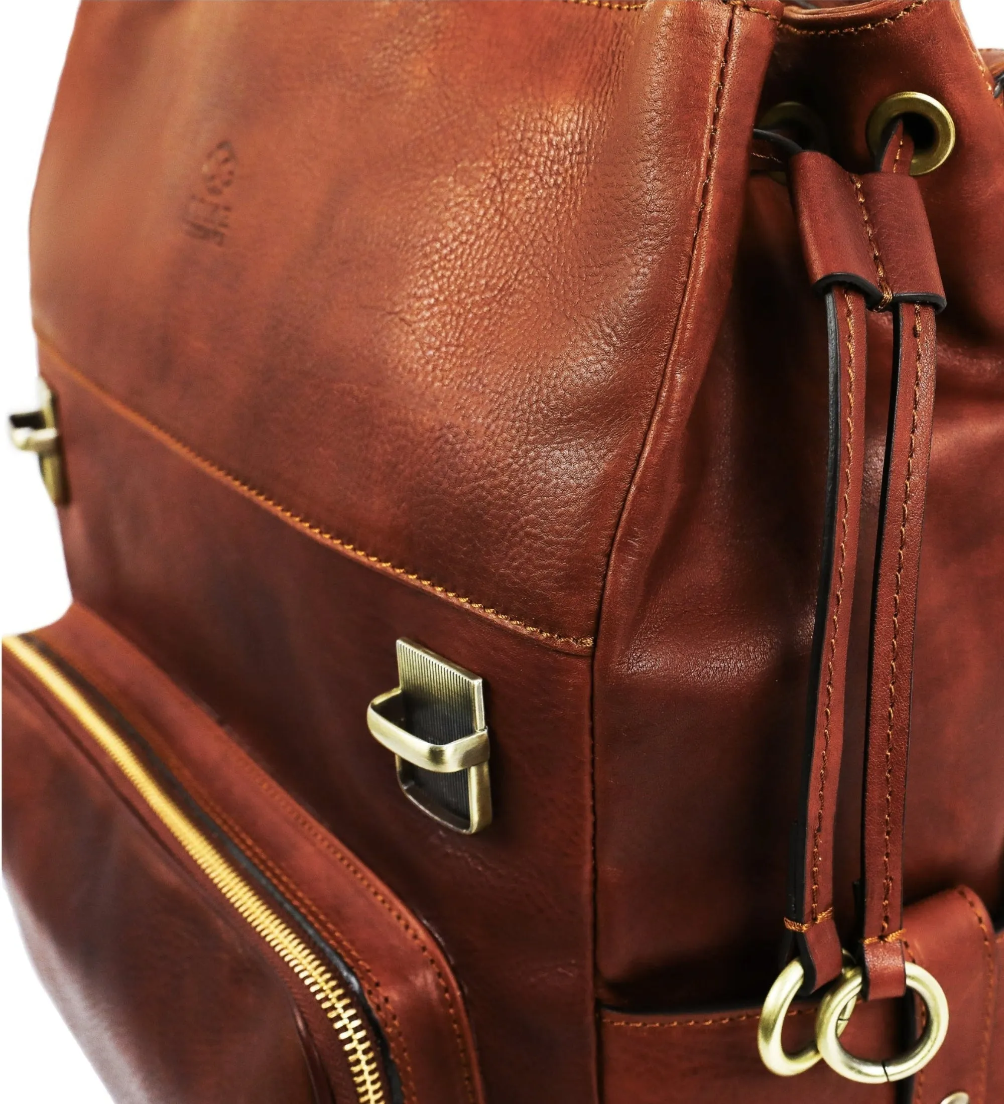 Leather Backpack - The Good Earth