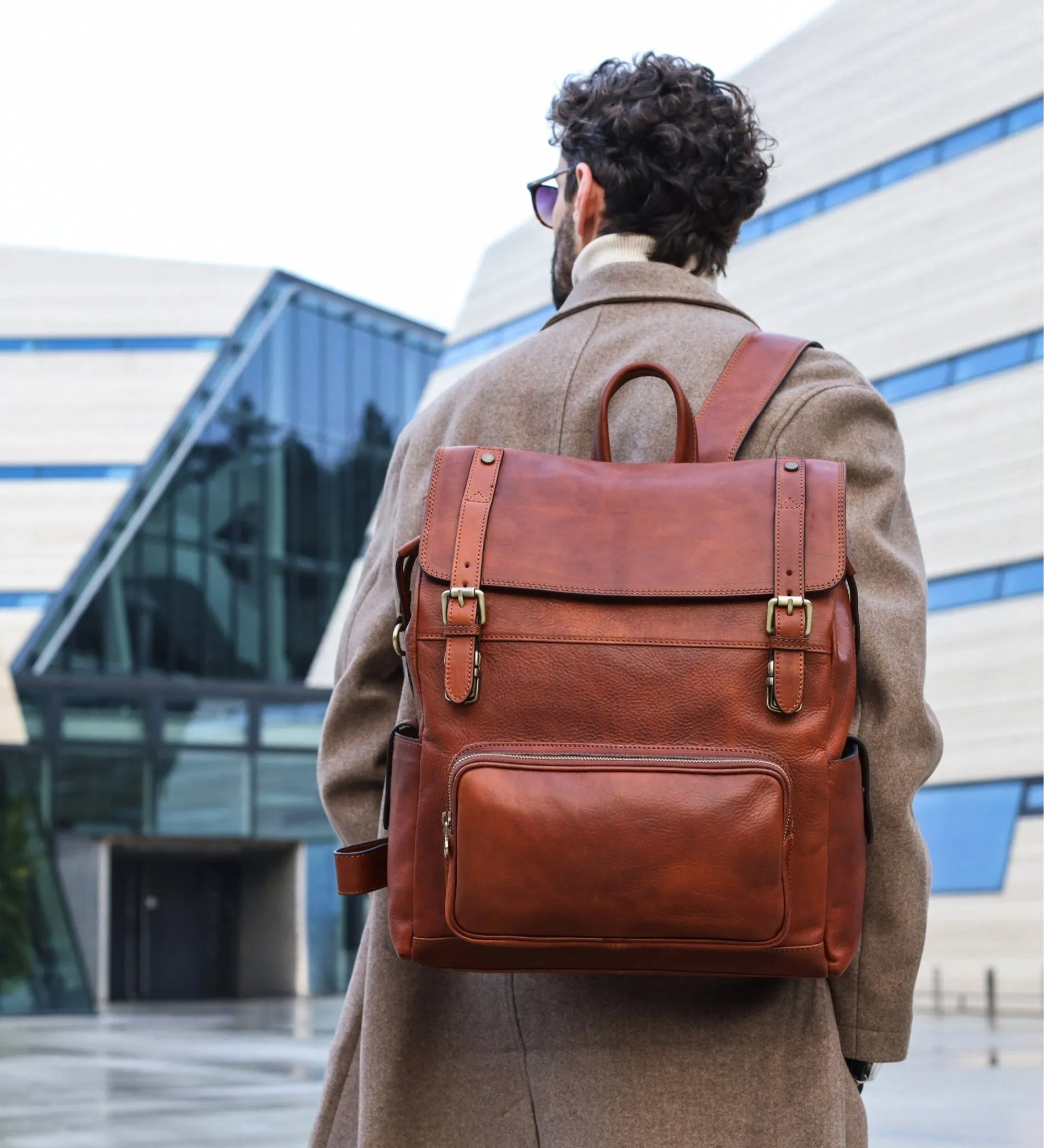 Leather Backpack - The Good Earth