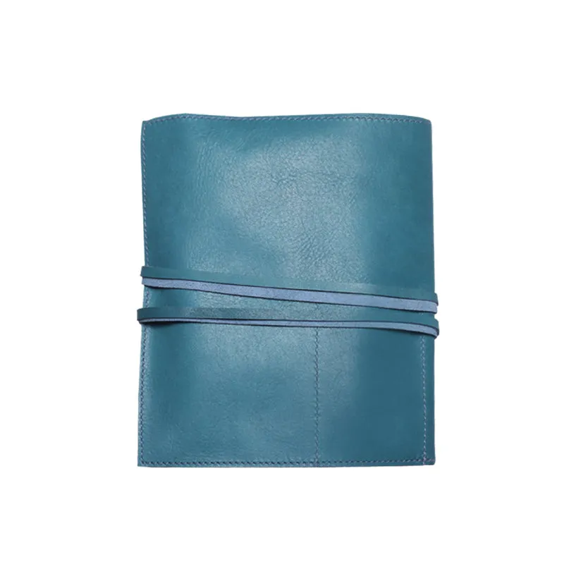 Leather Gadget Wrap - Blue