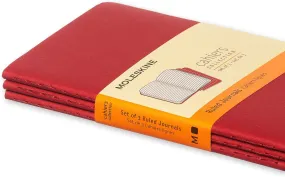 Moleskine Set of 3 Cahier Pocket Squared Journal CH112EN