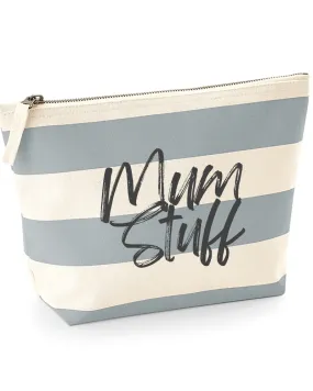 Mum Stuff Nautical Makeup Bag (3 Colours)