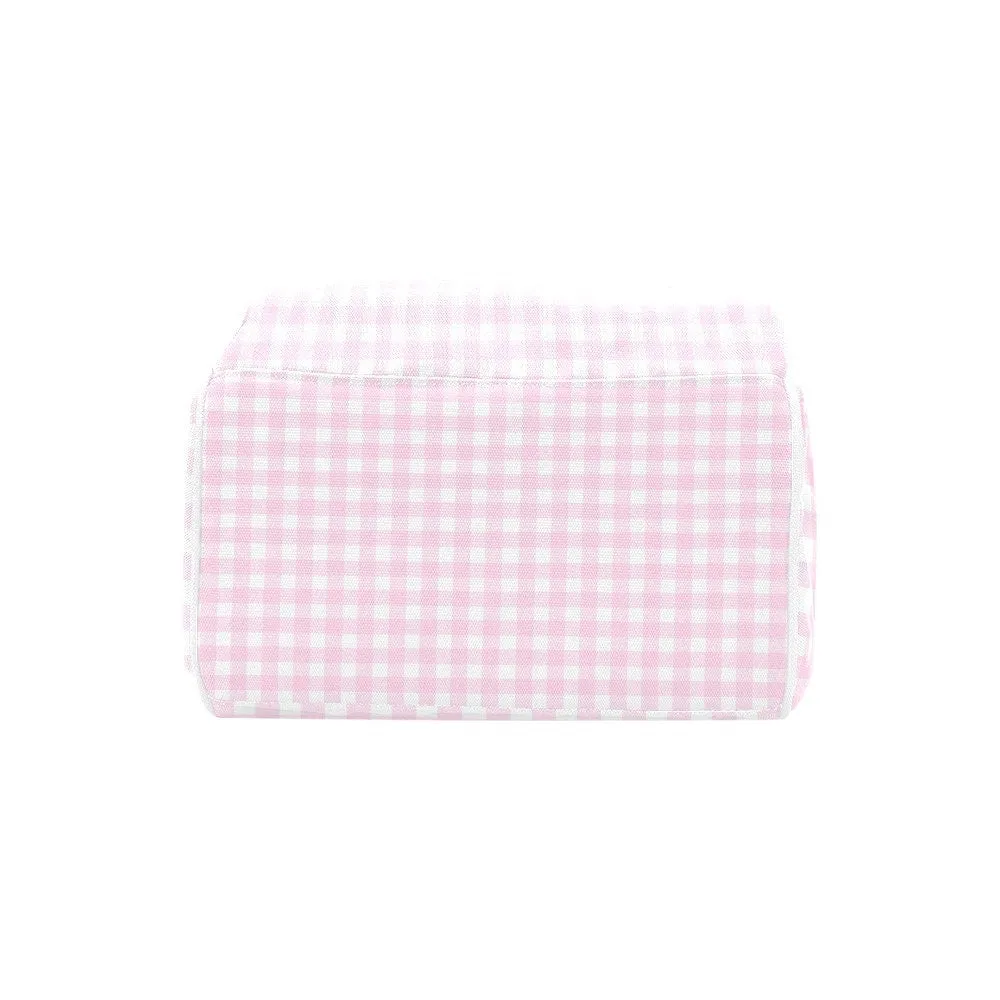 Pink Gingham Backpack, Pink Bag, Gingham Bag, Pink backpack, Retro inspired backpack, Retro Bag, vintage inspired bag, vintage style bag