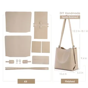 POPSEWING® Leather Fashion Bucket Bag DIY Kit