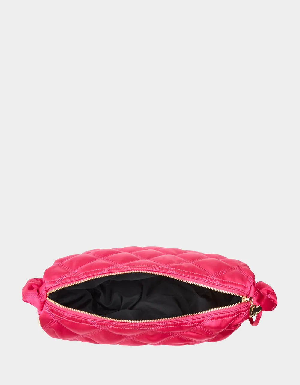 QUILTED NYLON SLING BAG PINK