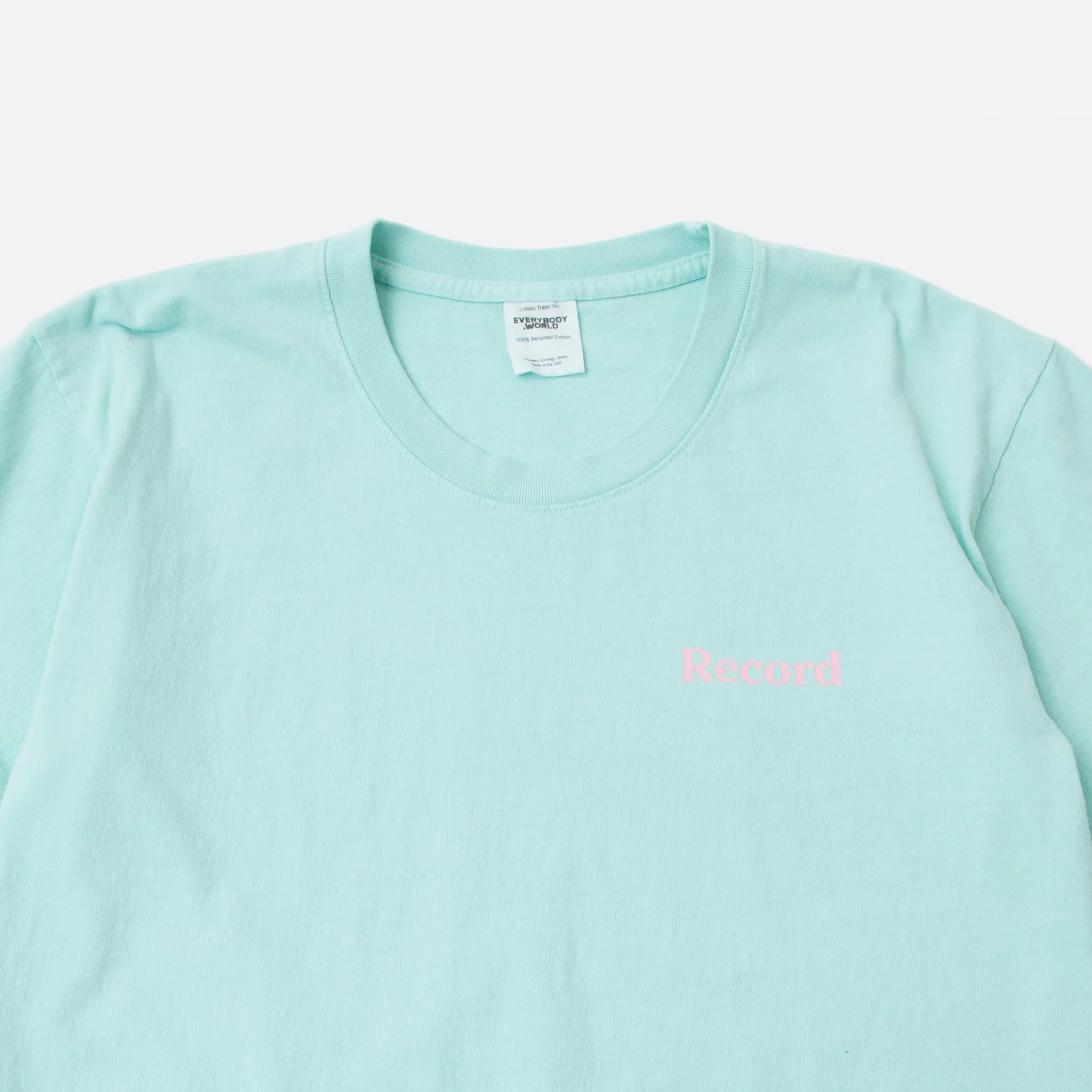 Record Logo T-shirt - Light Blue