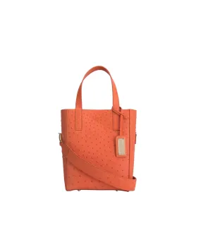 Tangerine Ostrich | Mini Crossbody 'Ntombi' Tote