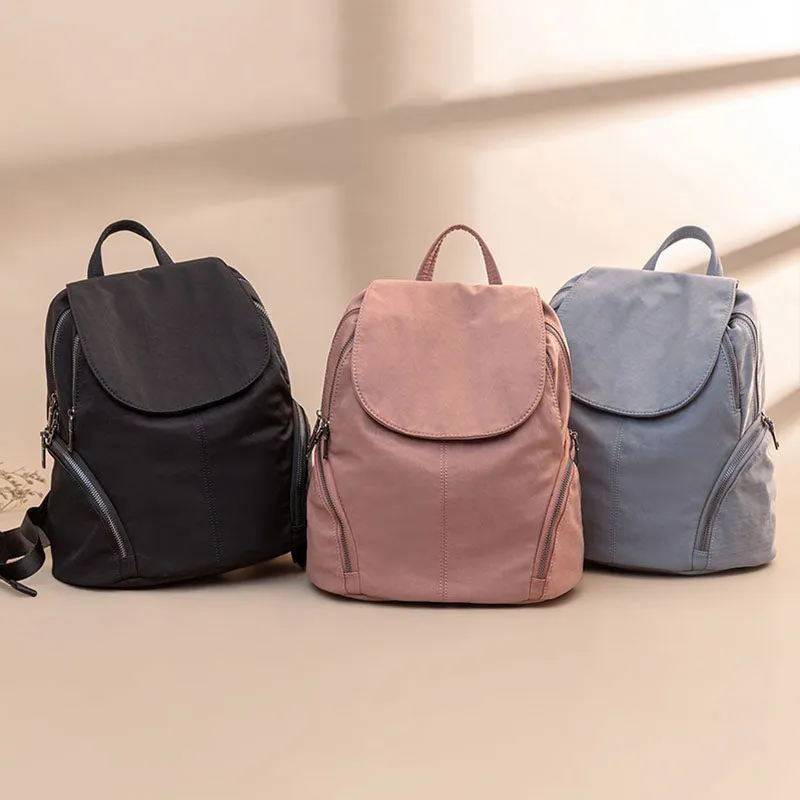 Trendy Trio Color Block Backpack Collection – Sleek, Spacious Design with Multi-Functional Pockets