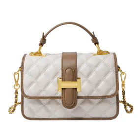 White Grandeur Satchel Bag