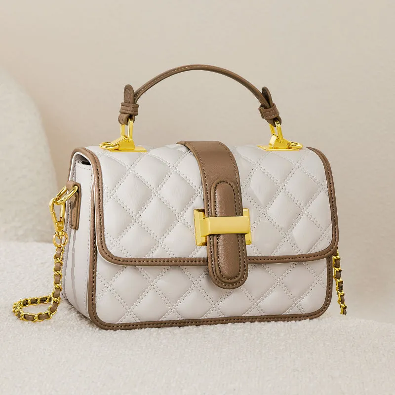 White Grandeur Satchel Bag